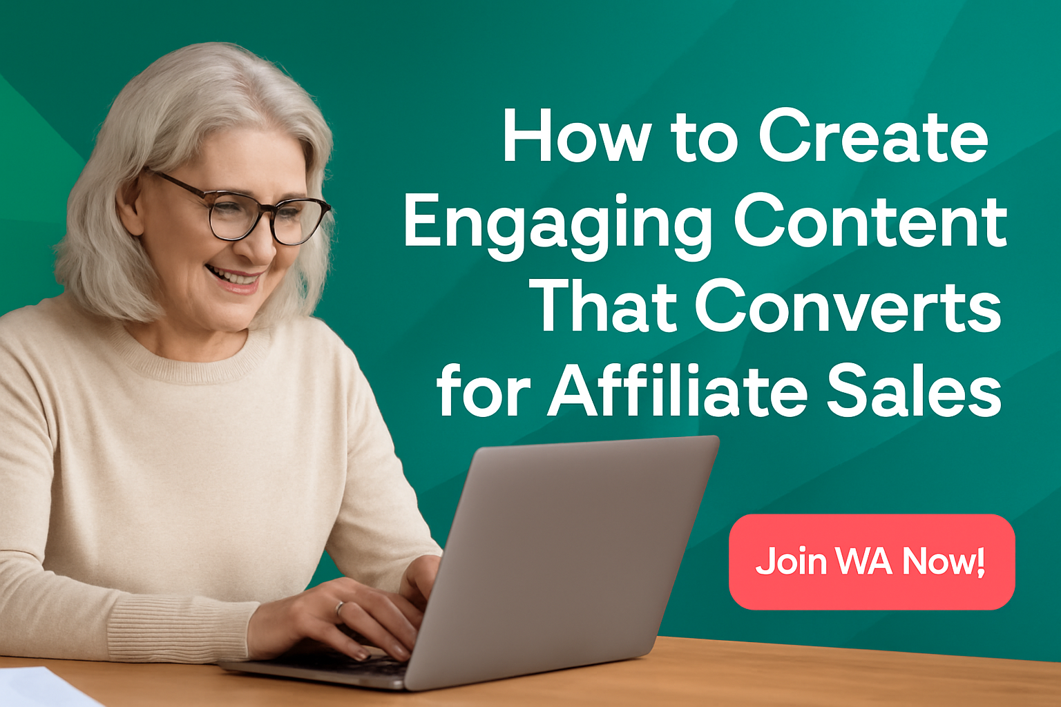 Illustration representing engaging content affiliate sales with modern flat icons and styled design.