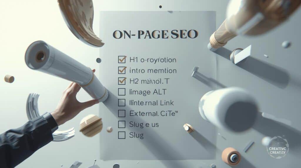 On‑page SEO checklist for beginners