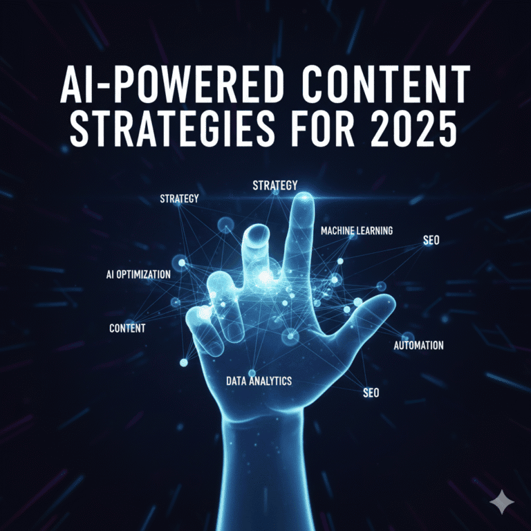 AI-powered content strategies and thought leadership roadmap for 2025.