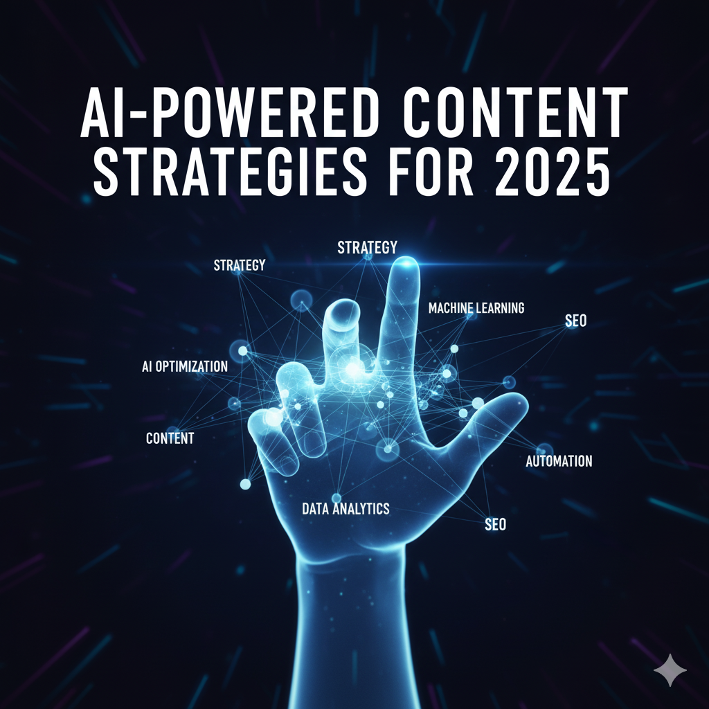 AI-powered content strategies and thought leadership roadmap for 2025.