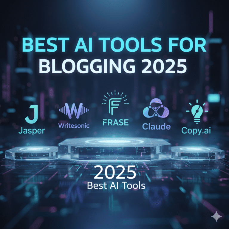 Best AI tools for blogging and content creation comparison in 2025.