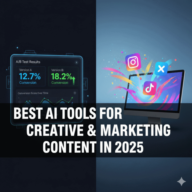 Best AI tools for content marketing and copywriting software comparison in 2025.