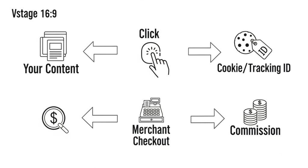 How affiliate marketing 101 tracks a sale from click to commission