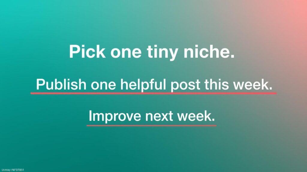 CTA card encouraging one helpful post this week