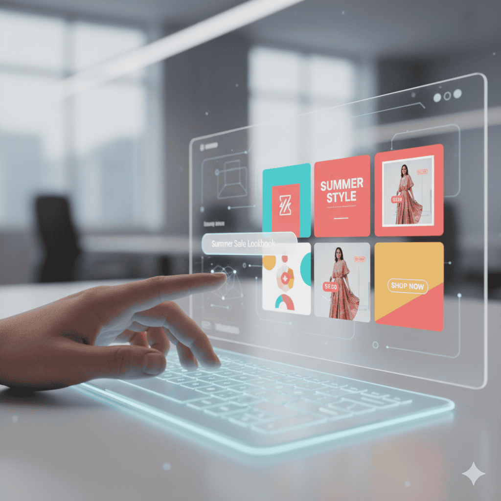 AI tools for social media content creation using Canva Magic Studio for instant visuals.