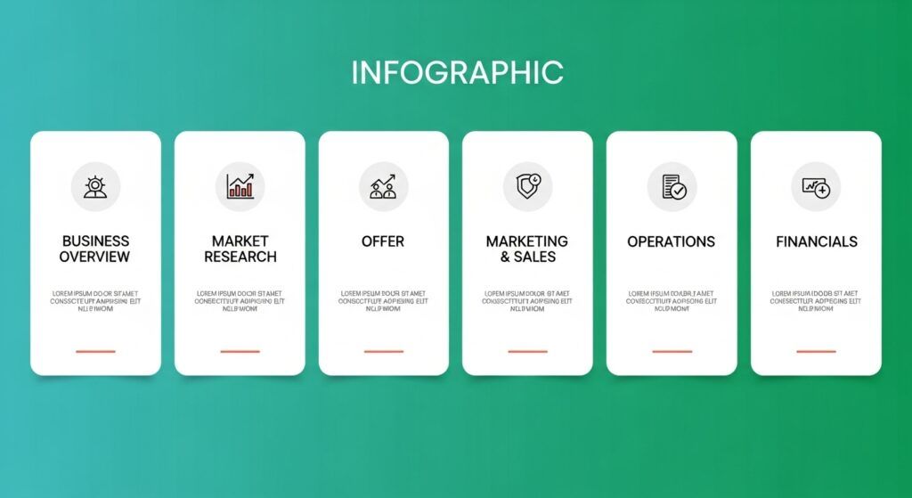 Six pillars to keep your plan clear and practical.
Online business plan for retirees