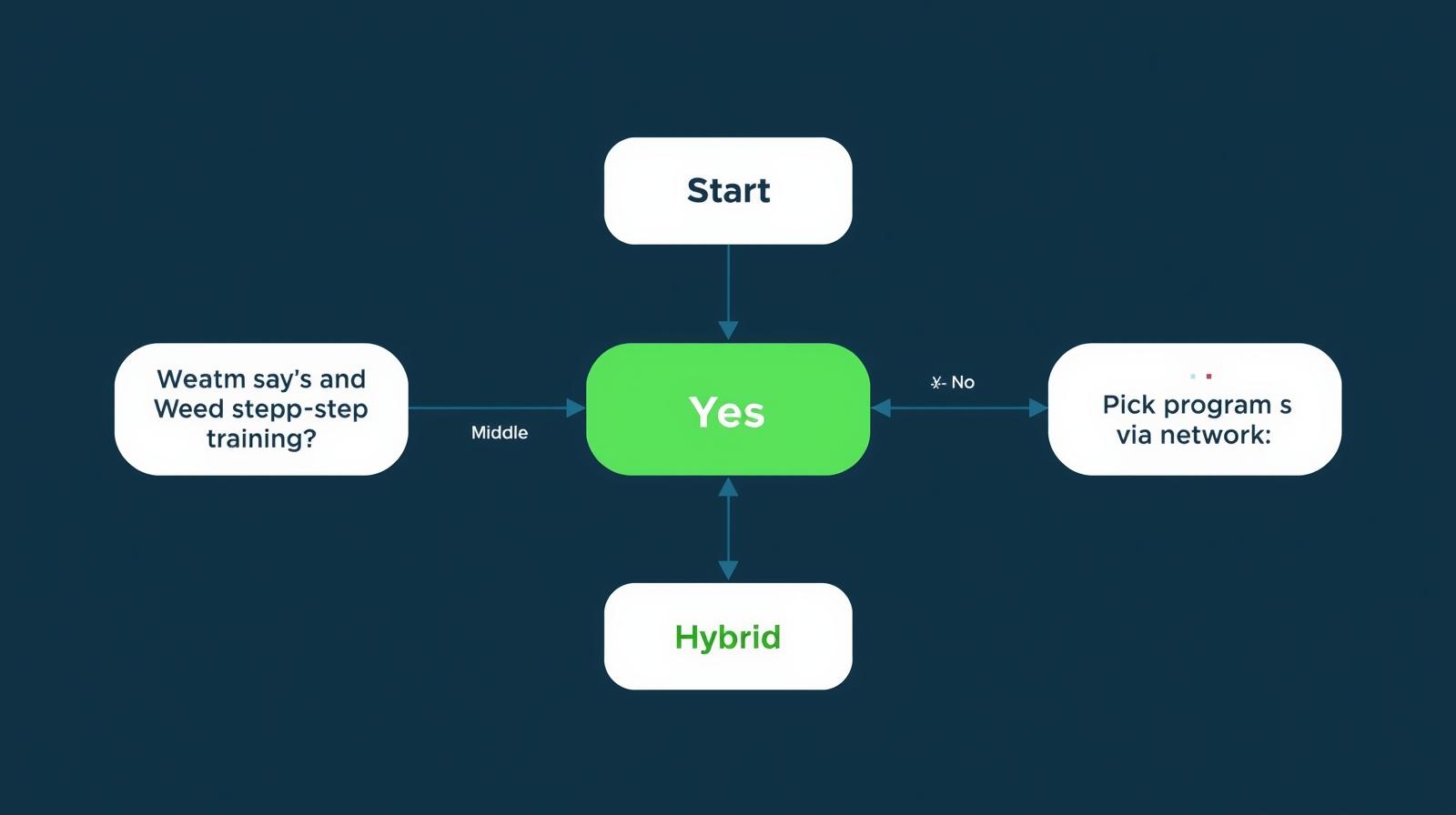 Decision flow—choose Wealthy Affiliate, other programs, or a hybrid approach