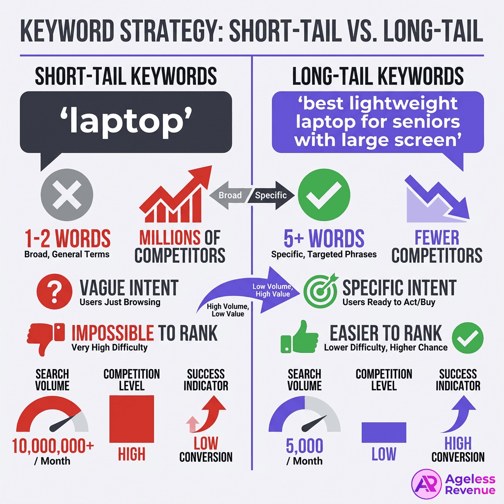 Optimized long-tail keywords boost online visibility.